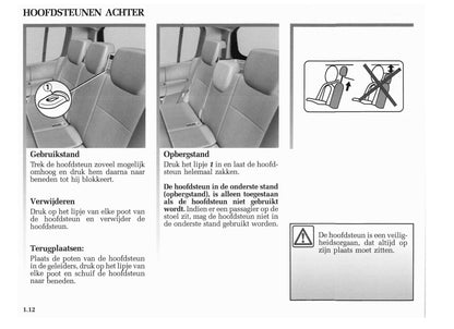 2004-2005 Renault Modus Owner's Manual | Dutch