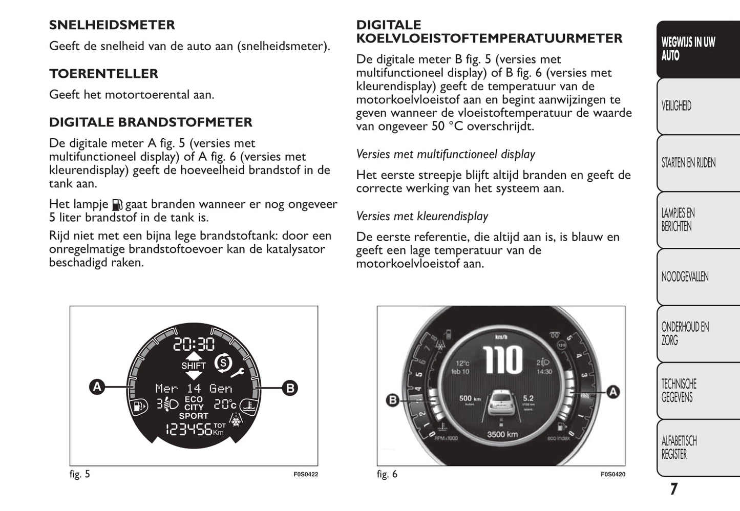 2015-2016 Fiat 500/500C Gebruikershandleiding | Nederlands