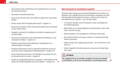 2014-2015 Seat Leon Owner's Manual | Dutch