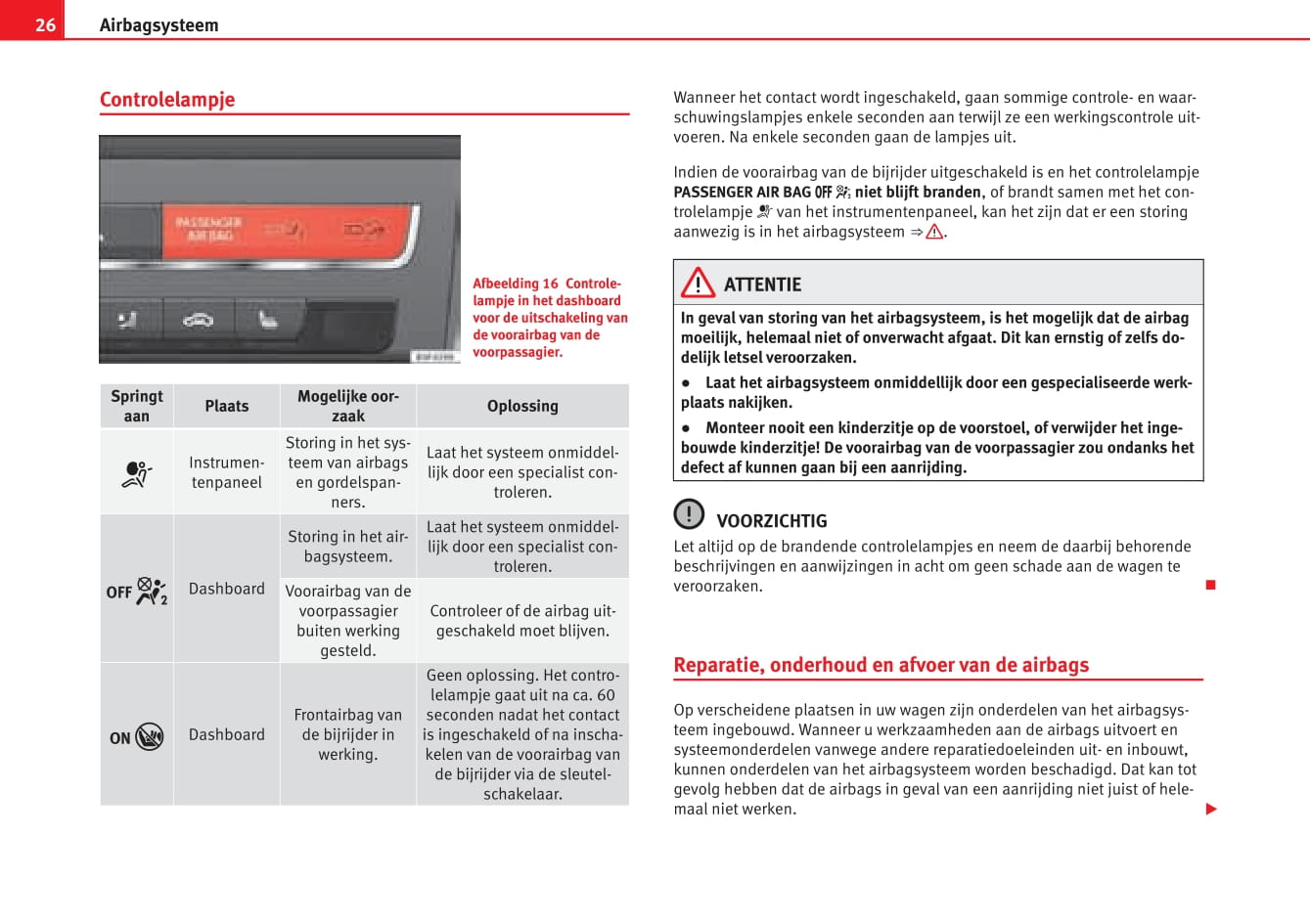 2014-2015 Seat Leon Owner's Manual | Dutch