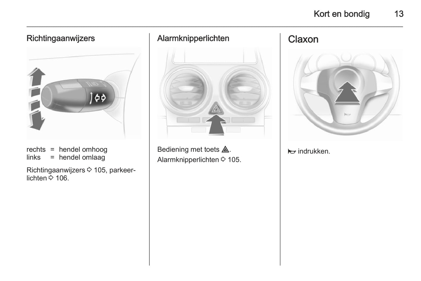 2013-2014 Opel Corsa Gebruikershandleiding | Nederlands