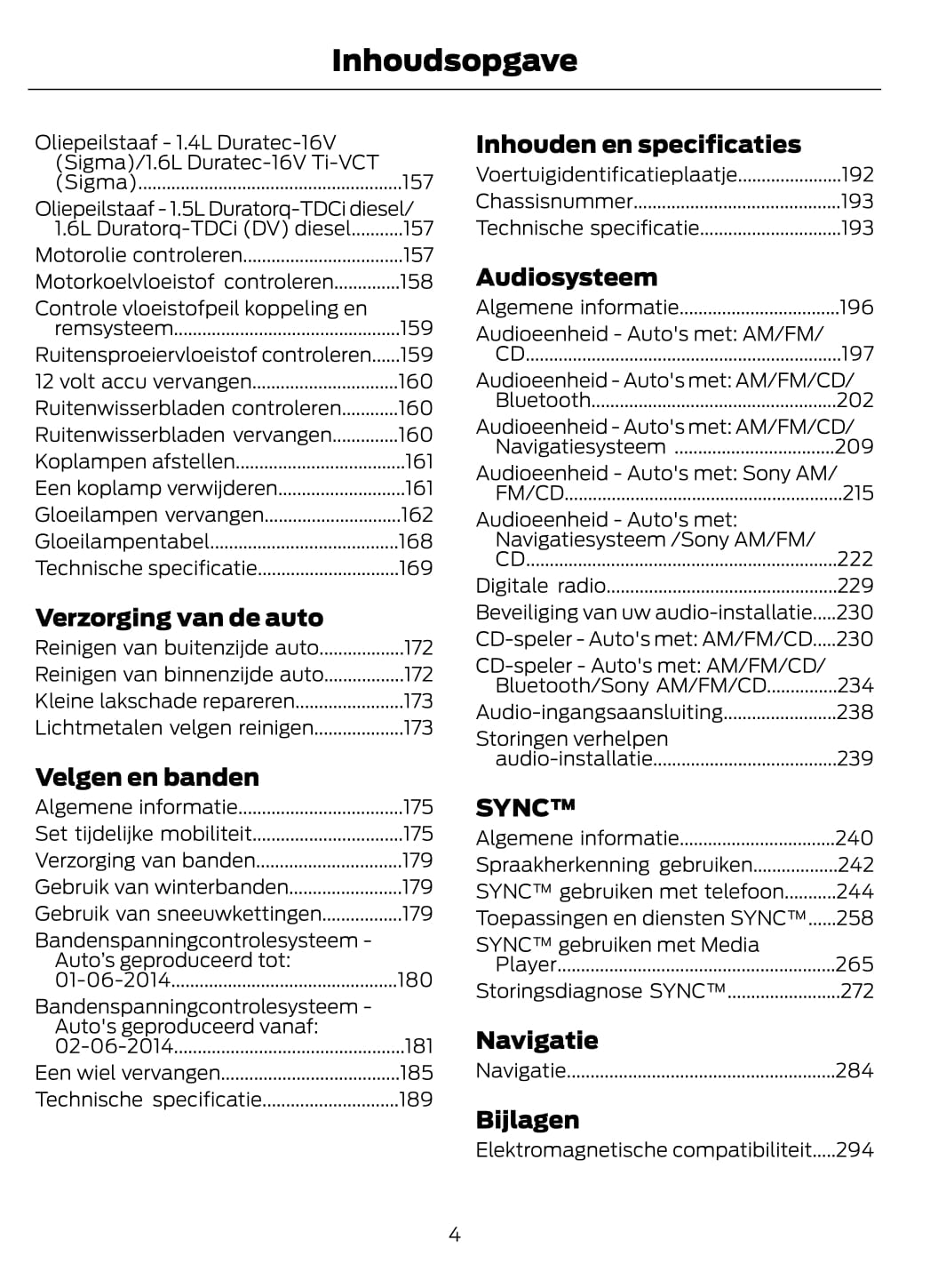 2012-2014 Ford B-Max Gebruikershandleiding | Nederlands