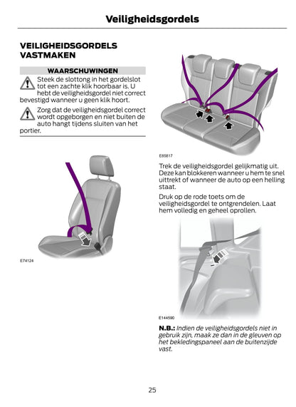 2012-2014 Ford B-Max Gebruikershandleiding | Nederlands