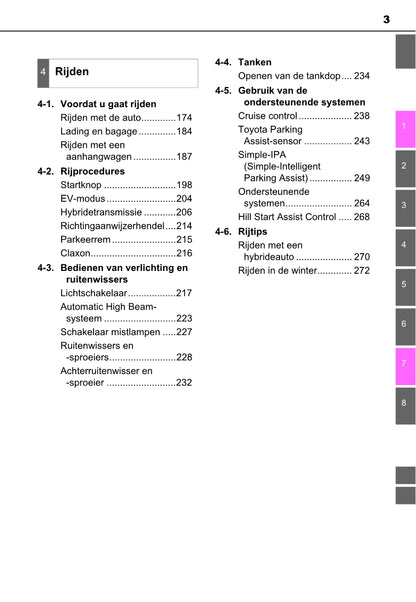 2013-2014 Toyota Auris Hybrid Touring Sports Owner's Manual | Dutch