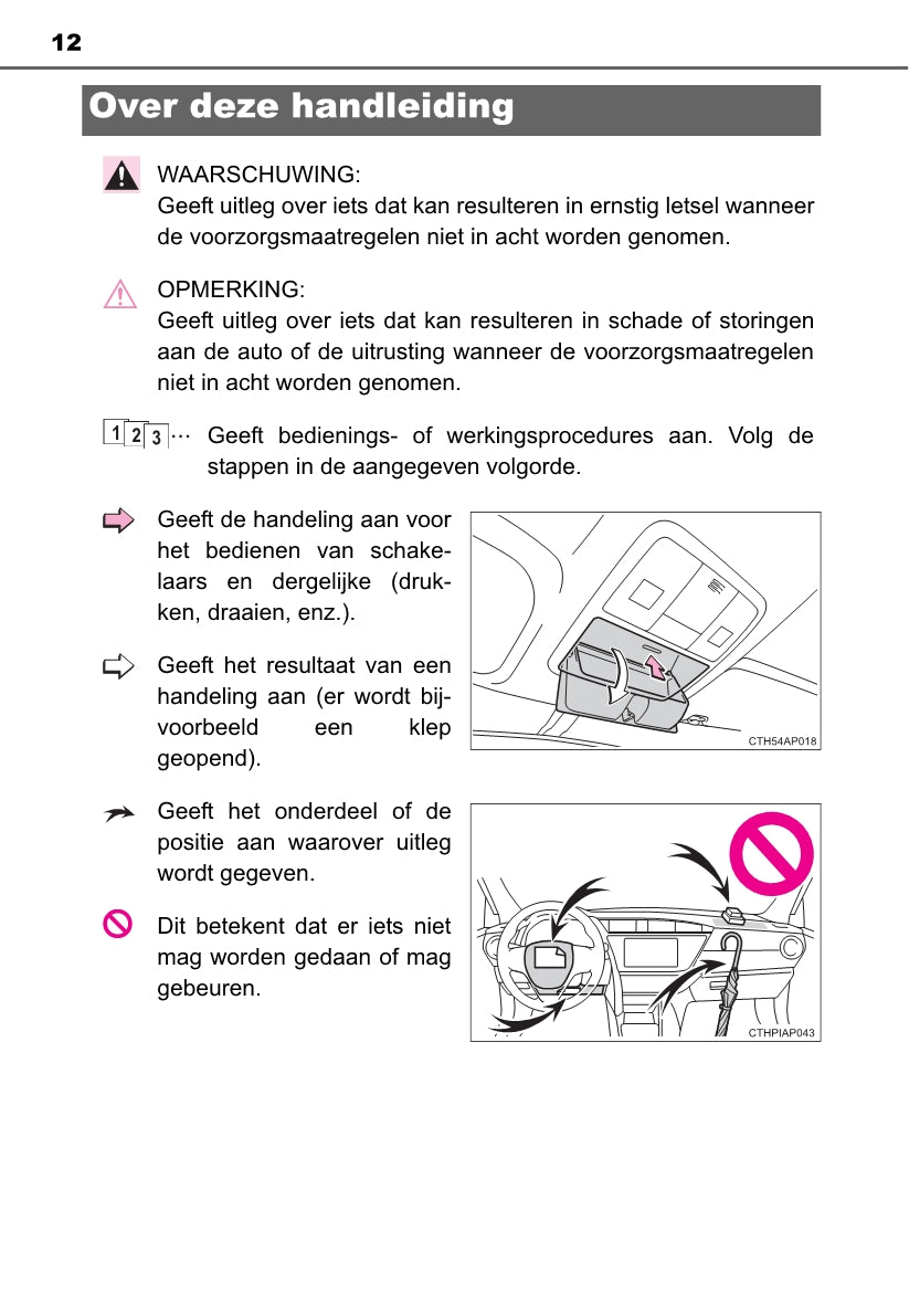 2013-2014 Toyota Auris Hybrid Touring Sports Owner's Manual | Dutch