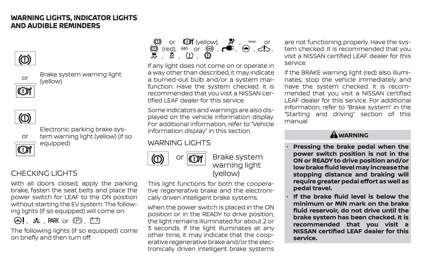 2019 Nissan Leaf Owner's Manual | English