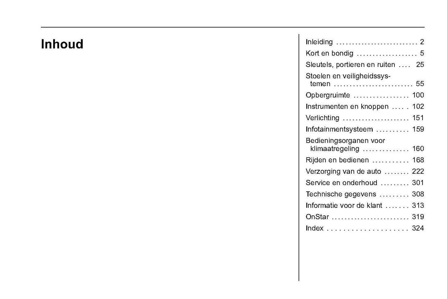 2018-2019 Chevrolet Camaro Owner's Manual | Dutch