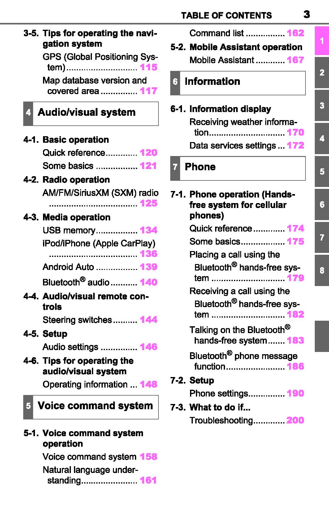 Toyota RAV4 Navigation And Multimedia System Owner's Manual 2019 - 2023