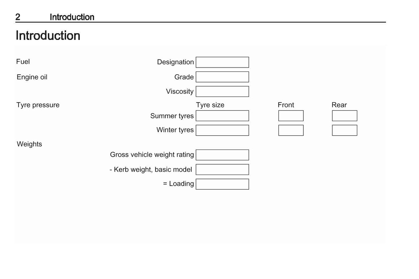 2019-2020 Vauxhall Combo Owner's Manual | English