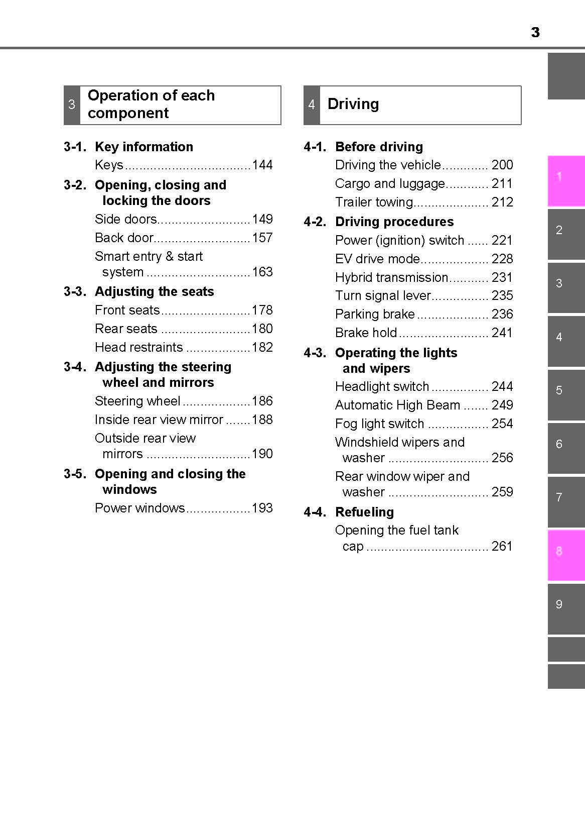 2016-2018 Toyota C-HR Hybrid Owner's Manual | English