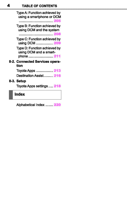 Toyota RAV4 Navigation And Multimedia System Gebruikershandleiding 2019 - 2023