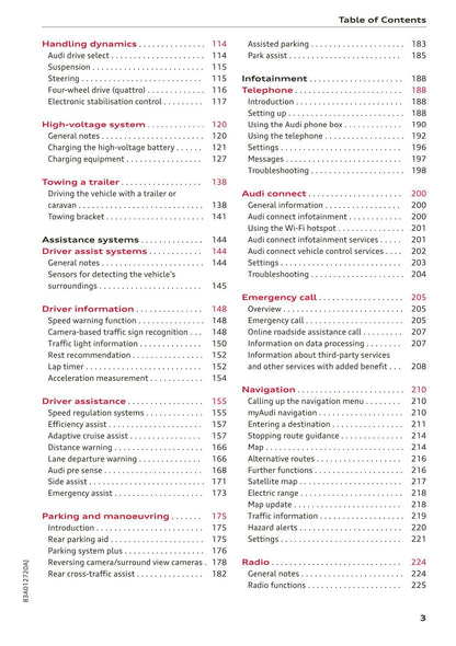 2018-2023 Audi Q3/Q3 Sportback/RS Q3/RS Q3 Sportback Owner's Manual | English
