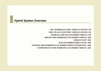 2022 Kia Niro Hybrid/Niro Plug-in Hybrid Owner's Manual | English