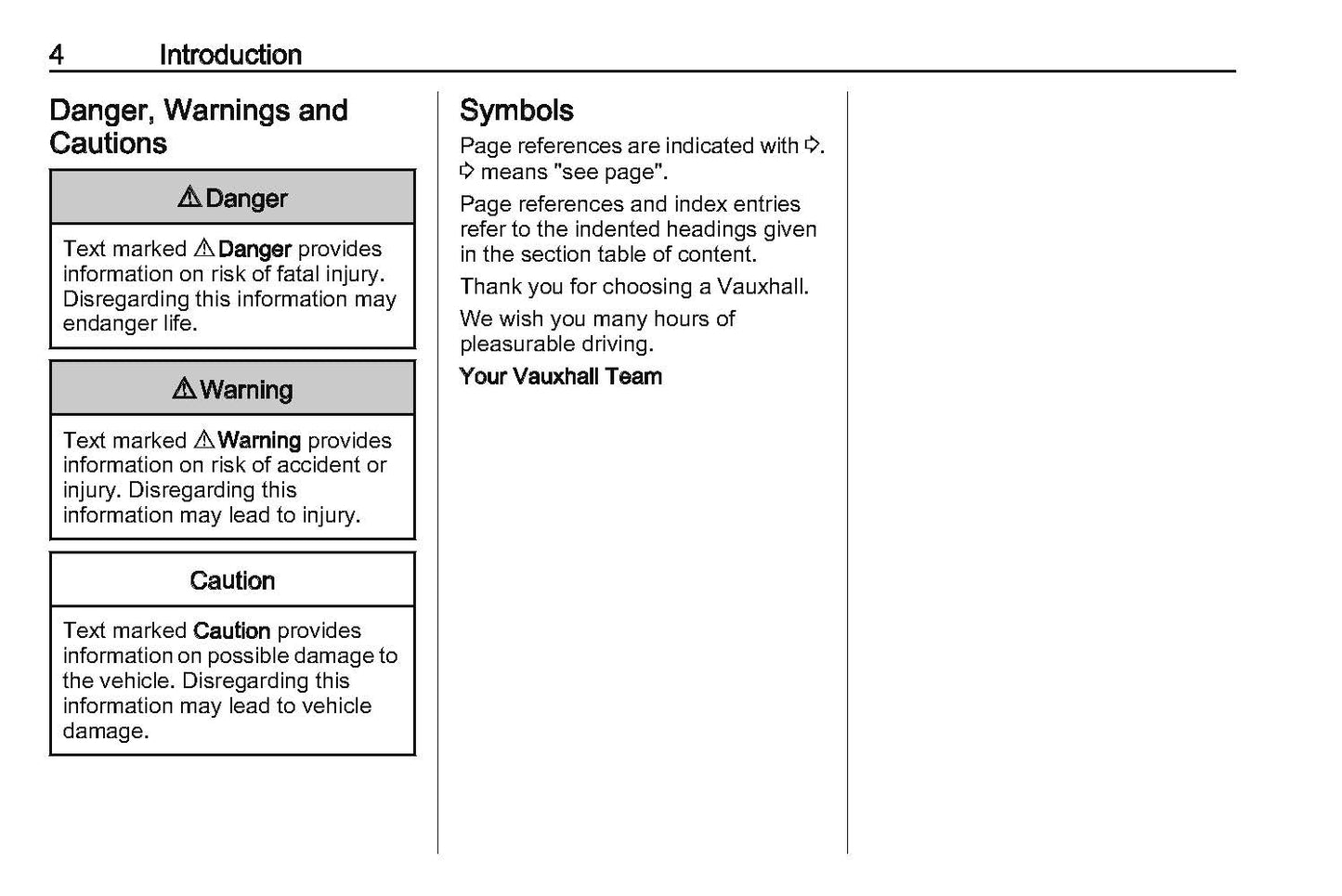 2019-2020 Vauxhall Combo Owner's Manual | English
