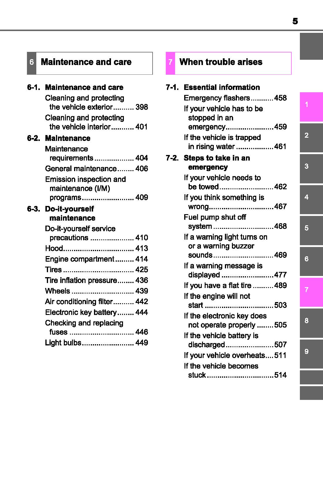 2020 Toyota Sequoia Owner's Manual | English