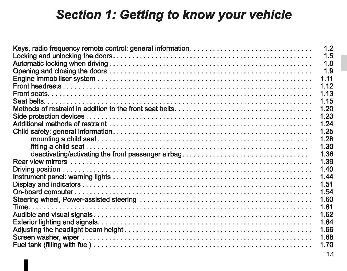 2014-2015 Dacia Duster Owner's Manual | English