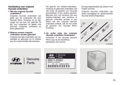 2009-2010 Hyundai ix55 Owner's Manual | Dutch
