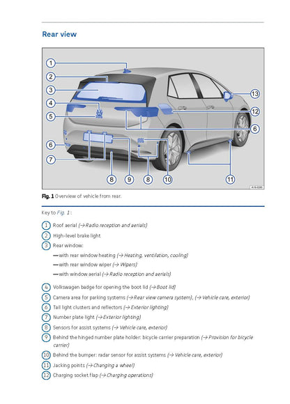 2020-2023 Volkswagen ID.3 Gebruikershandleiding | Engels