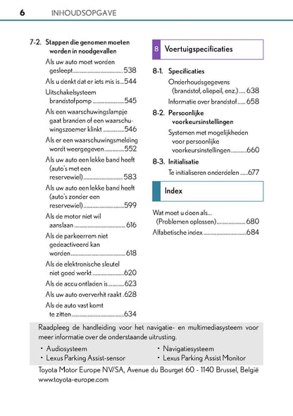 2017-2018 Lexus GS 300/GS 350/GS F Bedienungsanleitung | Niederländisch