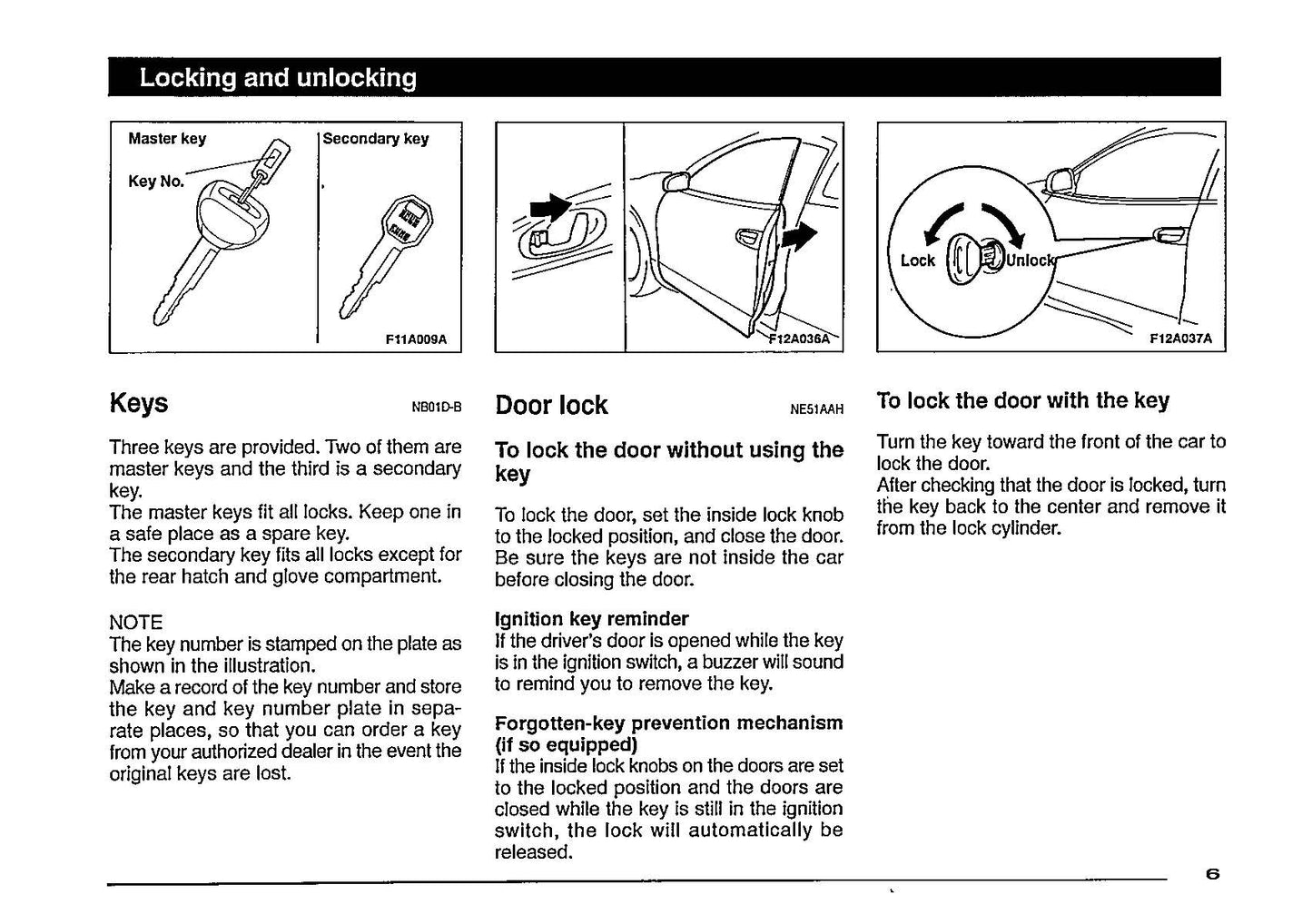 1997 Mitsubishi Eclipse Owner's Manual | English