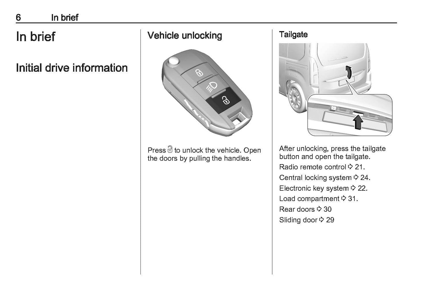 2019-2020 Vauxhall Combo Owner's Manual | English