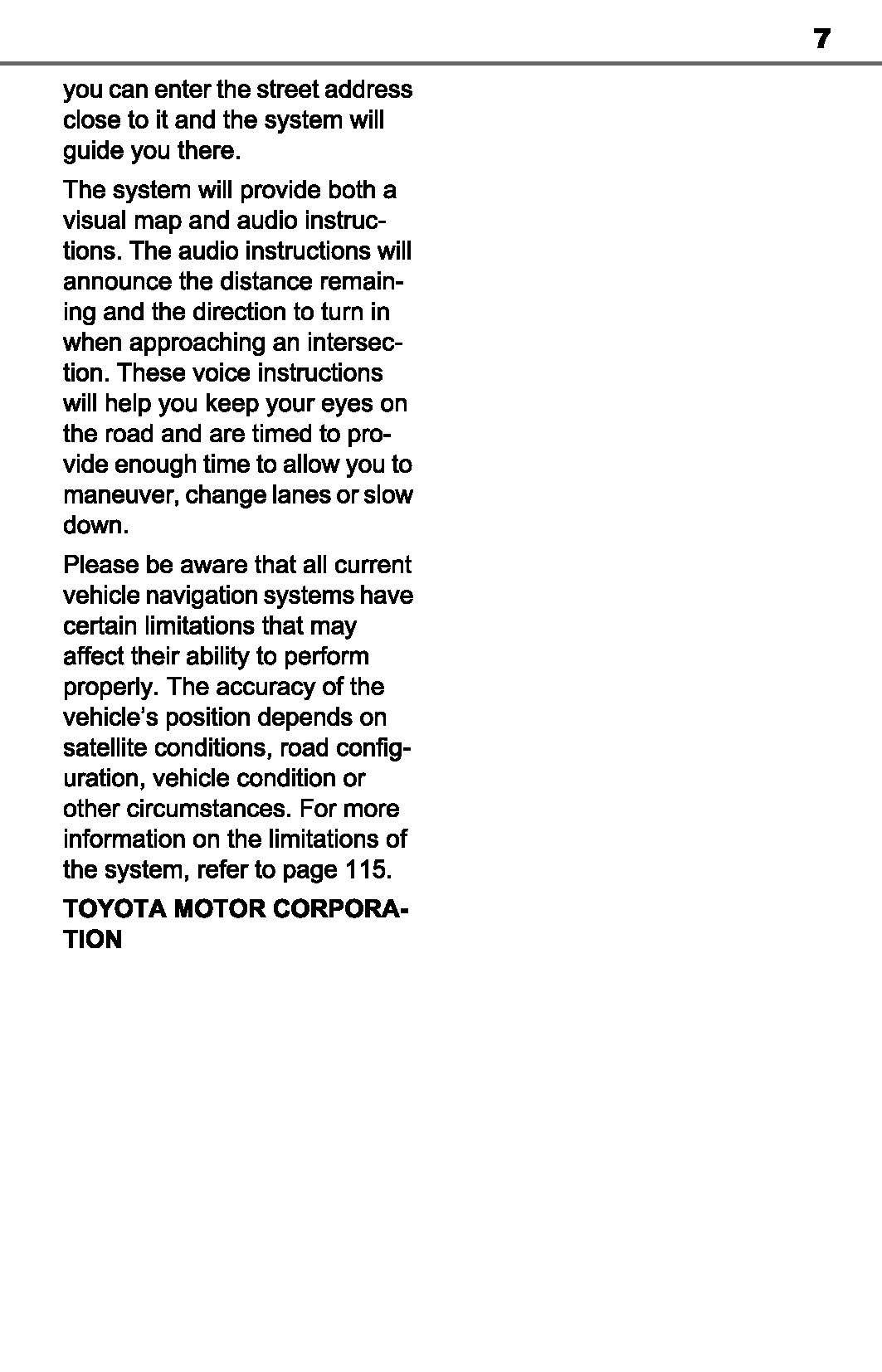 Toyota RAV4 Navigation And Multimedia System Owner's Manual 2019 - 2023