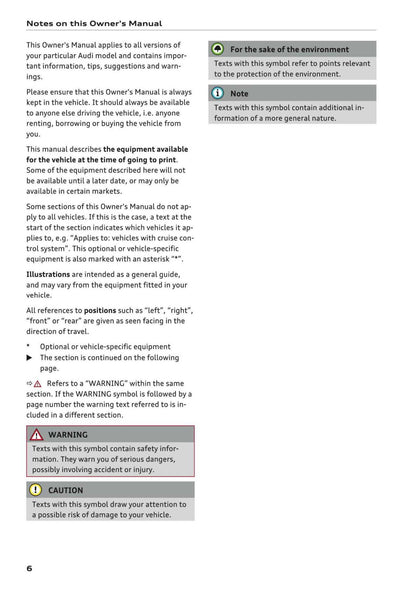 2016-2017 Audi Q2 Owner's Manual | English