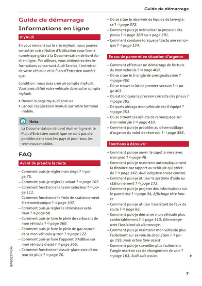 2017-2020 Audi A5 Gebruikershandleiding | Frans