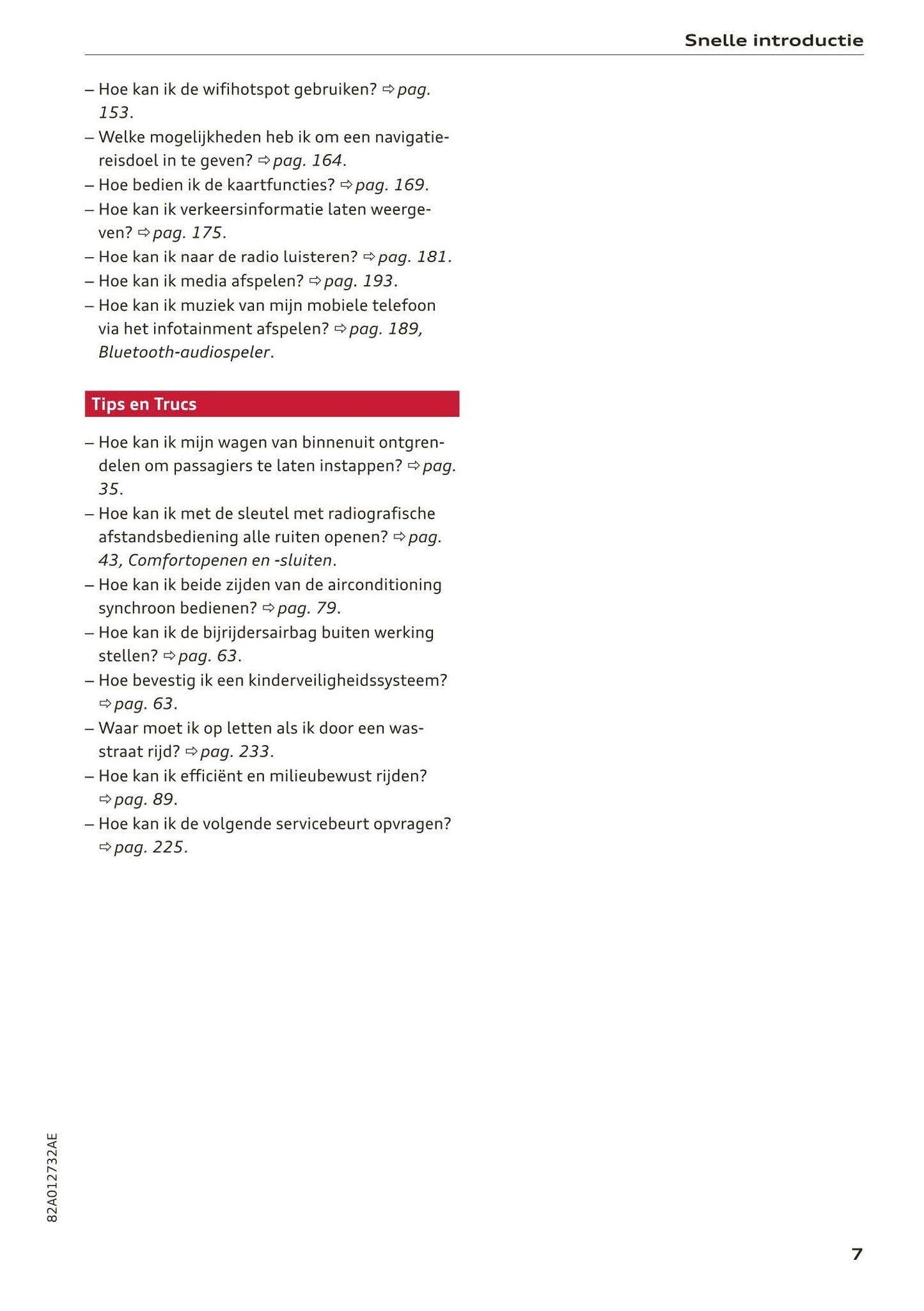 2018-2023 Audi A1 Gebruikershandleiding | Nederlands