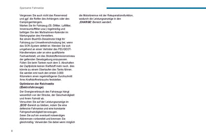 2019-2020 Peugeot 208/e-208 Owner's Manual | German
