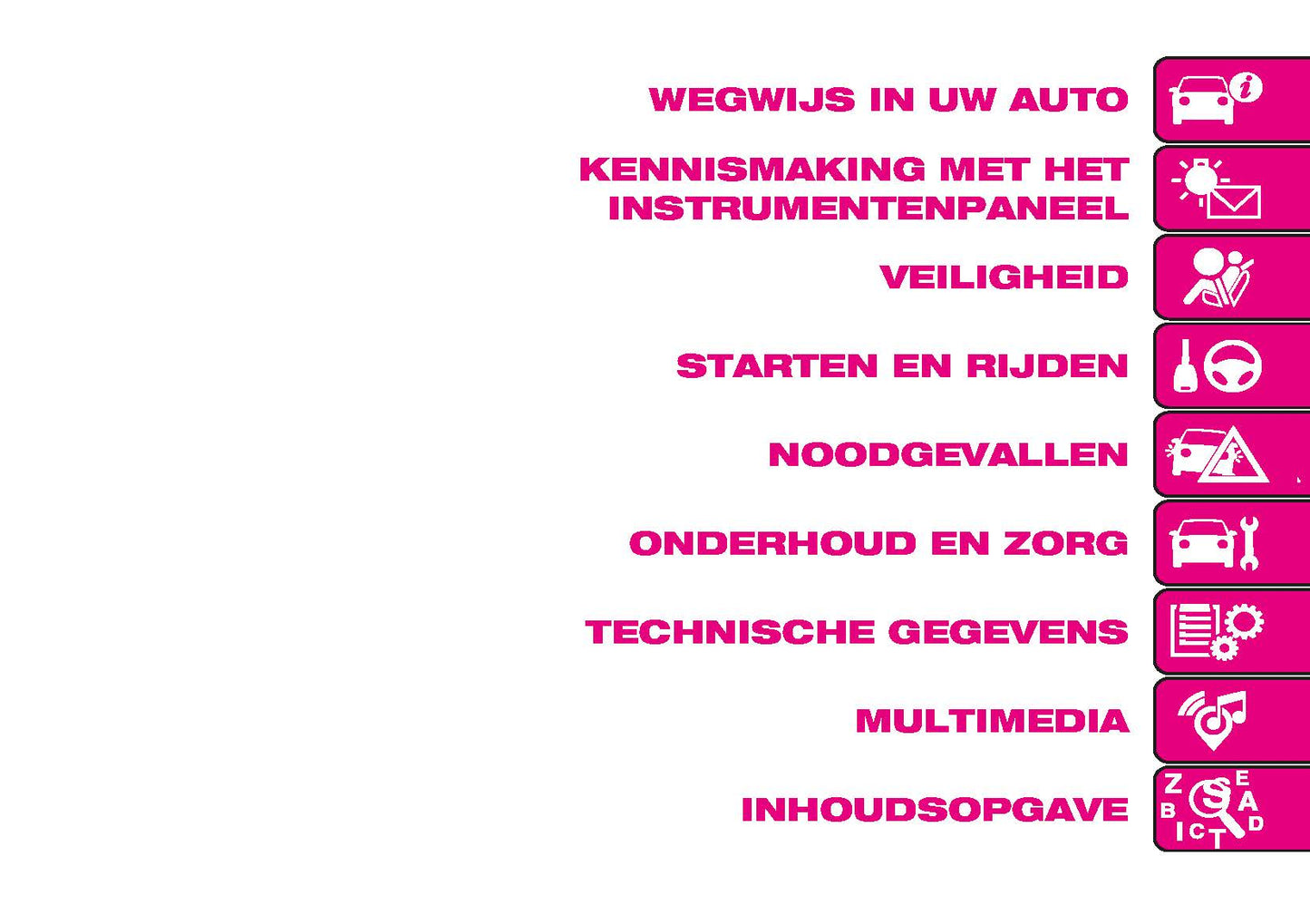 2022-2024 Abarth 595/695 Owner's Manual | Dutch