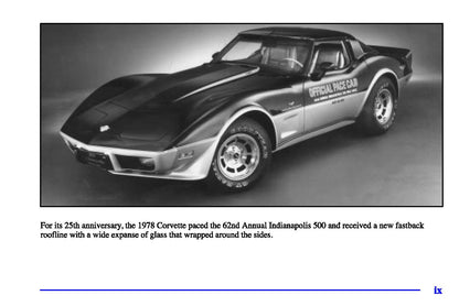 2000 Chevrolet Corvette Bedienungsanleitung | Englisch