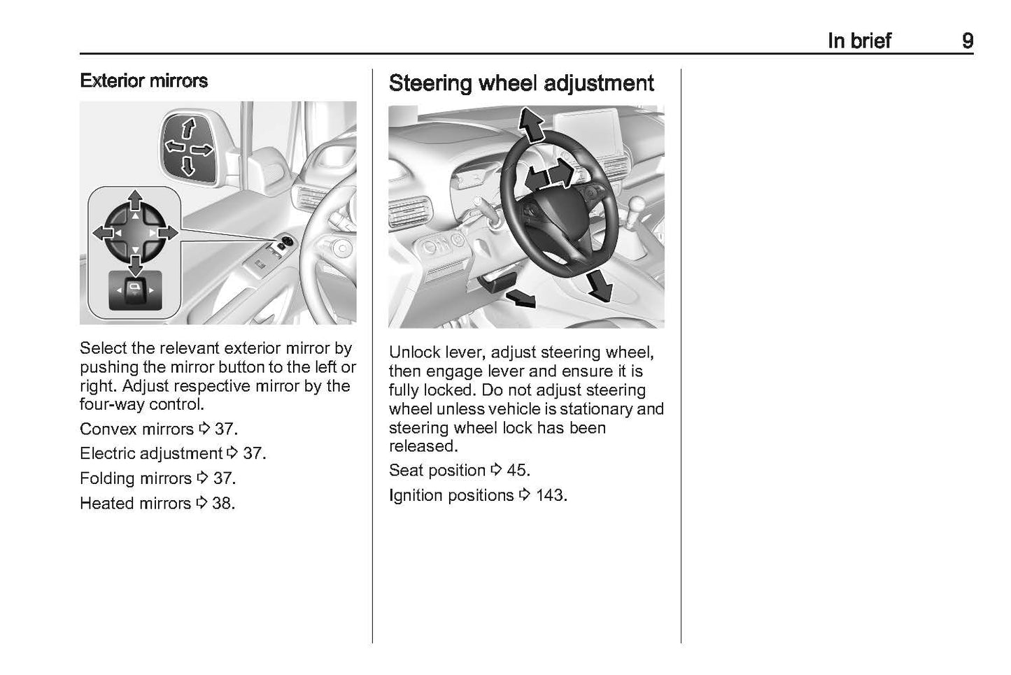 2019-2020 Vauxhall Combo Owner's Manual | English