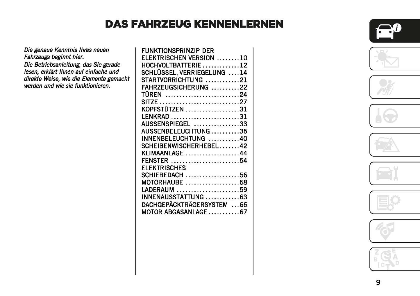 2023-2024 Jeep Avenger Owner's Manual | German