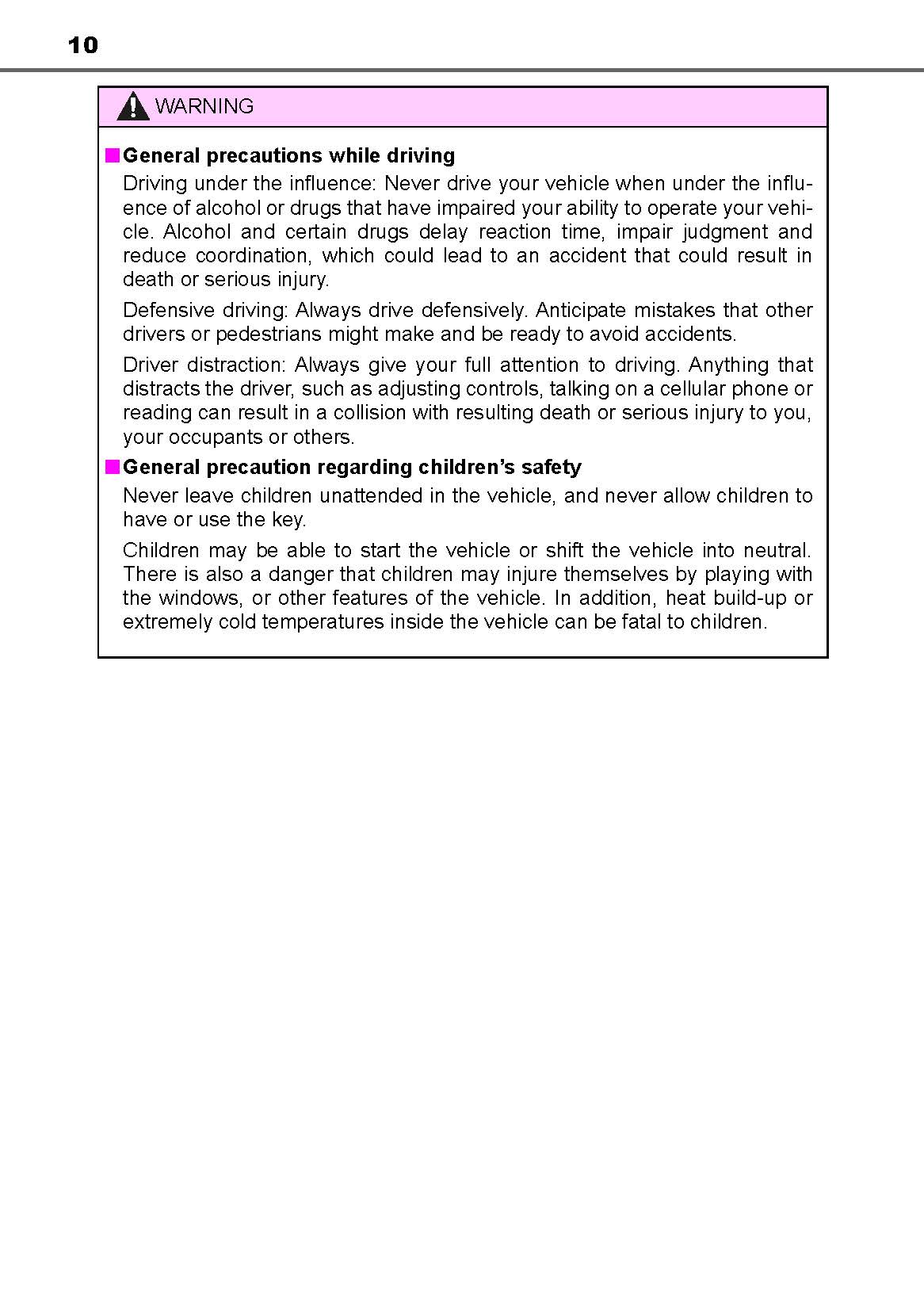 2018-2019 Toyota Auris Hybrid Owner's Manual | English