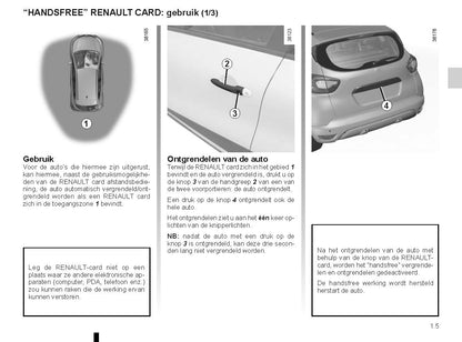 2014-2016 Renault Captur Bedienungsanleitung | Niederländisch