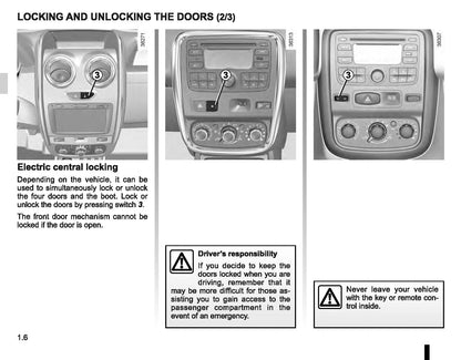 2014-2015 Dacia Duster Owner's Manual | English