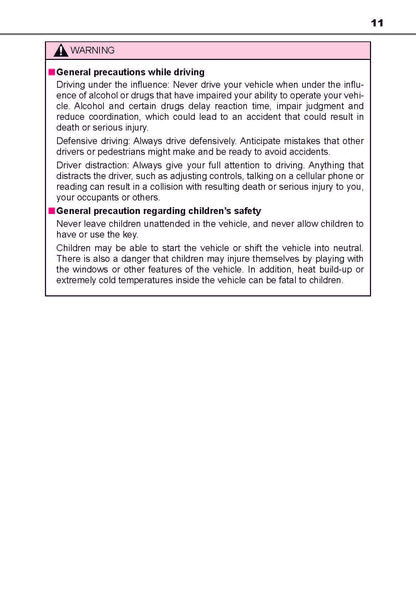 2016-2018 Toyota C-HR Hybrid Owner's Manual | English