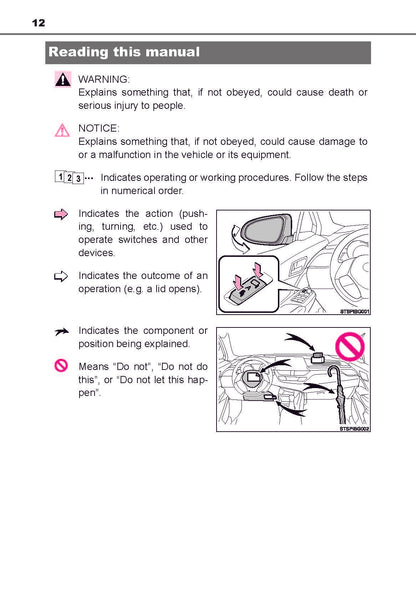 2016-2018 Toyota C-HR Hybrid Owner's Manual | English
