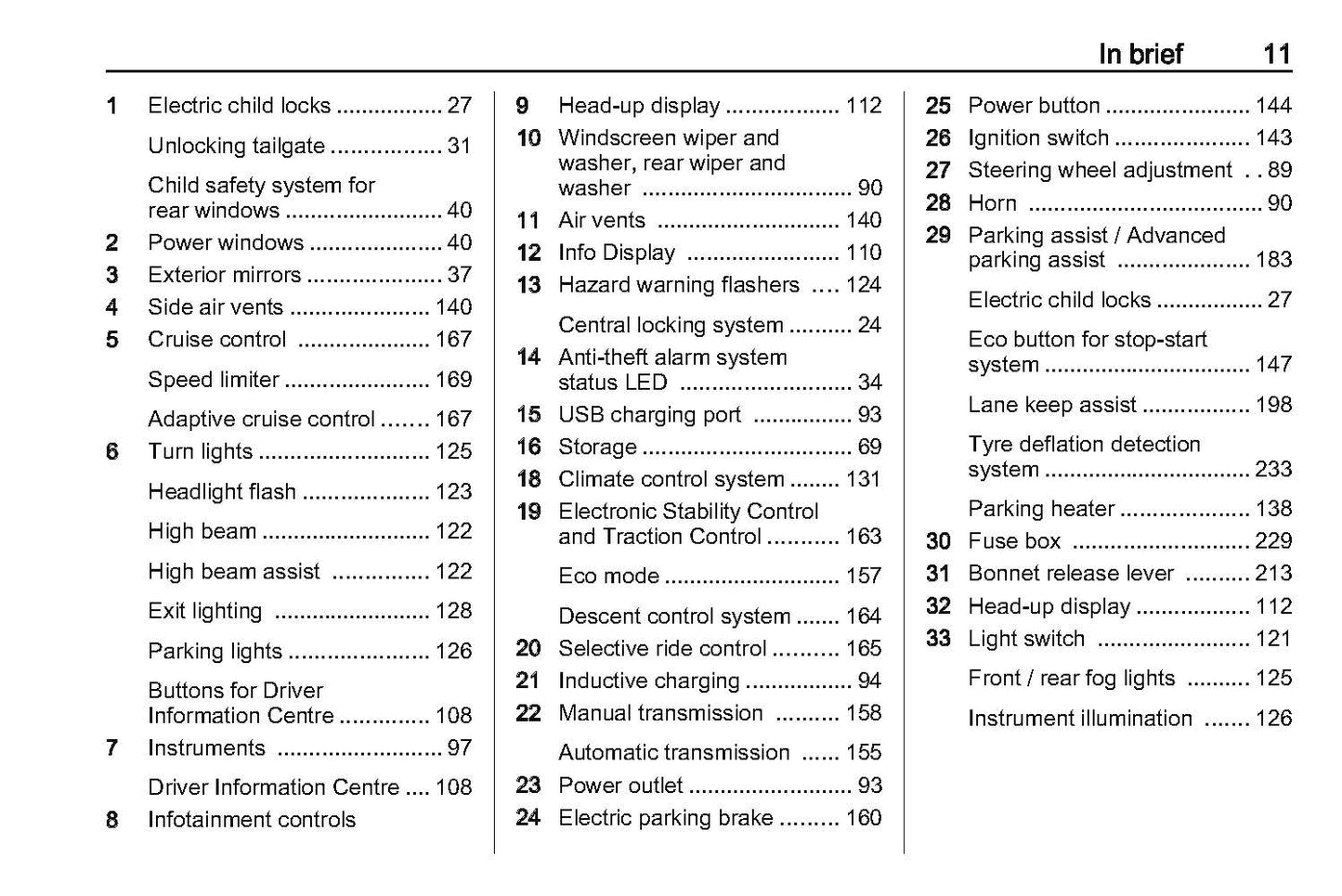 2019-2020 Vauxhall Combo Owner's Manual | English