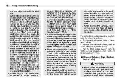 2022 Subaru Legacy/Outback Owner's Manual | English