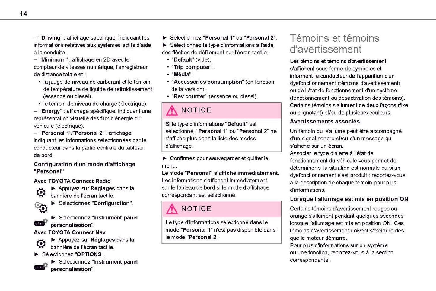 2021-2024 Toyota Proace City/Proace City Van/Proace City Verso Owner's Manual | French