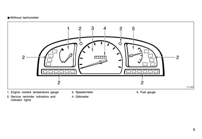 2000 Toyota Tacoma Bedienungsanleitung | Englisch