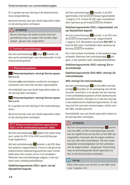 2015-2017 Audi TT/TTS Roadster Gebruikershandleiding | Nederlands