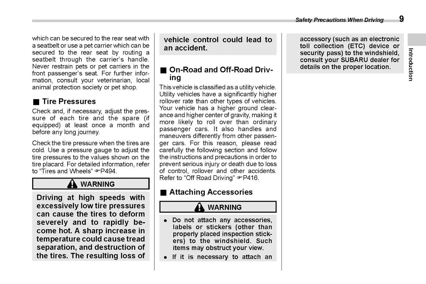 2020 Subaru Legacy/Outback Owner's Manual | English