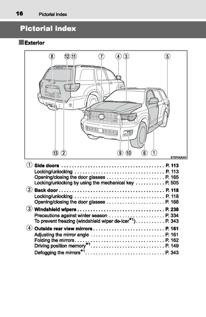 2020 Toyota Sequoia Owner's Manual | English