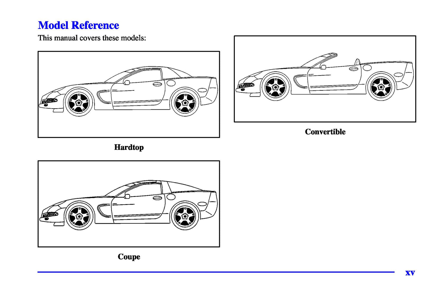 2000 Chevrolet Corvette Bedienungsanleitung | Englisch