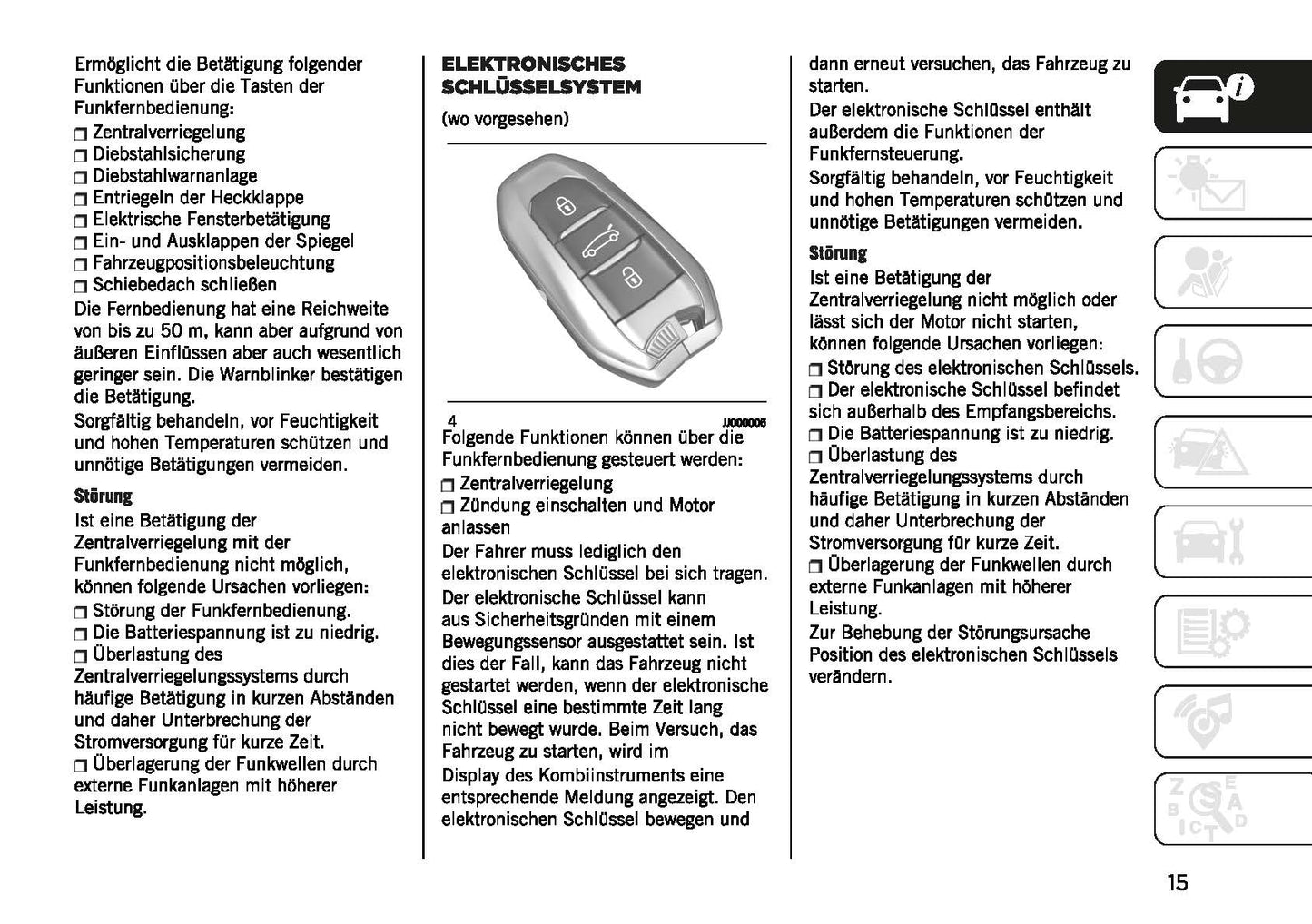 2023-2024 Jeep Avenger Owner's Manual | German