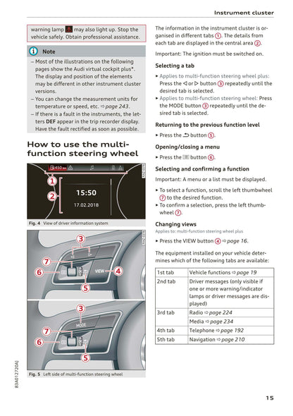 2018-2023 Audi Q3/Q3 Sportback/RS Q3/RS Q3 Sportback Owner's Manual | English