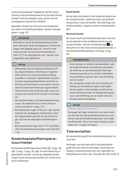2018-2019 Audi A4/RS 4/S4 Gebruikershandleiding | Nederlands